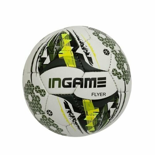 Мяч футбольный INGAME FLYER бело-желтый IFB-105
