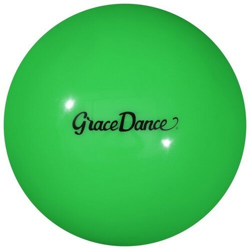 Grace Dance Мяч для художественной гимнастики Grace Dance, d=18,5 см, 400 г, цвет салатовый