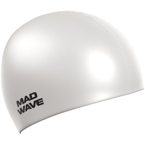 Шапочка для плавания MAD WAVE Intensive Big, белый
