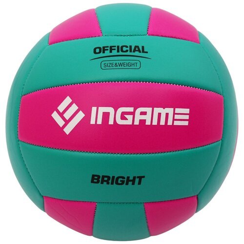 Мяч волейбольный INGАME ВRIGHT, бирюзовый/розовый