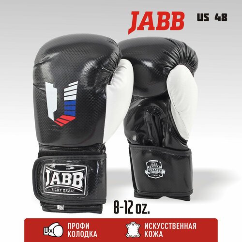 Перчатки бокс.(иск. кожа) Jabb JE-4078/US 48 черный/белый 10ун.