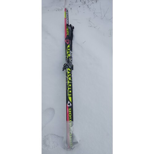 Комплект беговые лыжи STC 160 см. (с насечкой) с палками 115см крепление под лыжные ботинки 75мм
