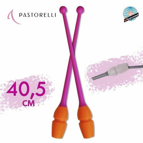 Булавы PASTORELLI 40,5см. 03643 Оранжево-розовый 'MASHA' FIG