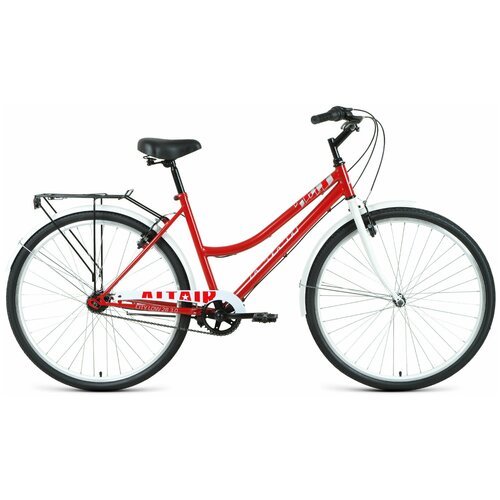 Велосипед Altair City 28 low 3.0 2022 рост 19' темно-красный/белый