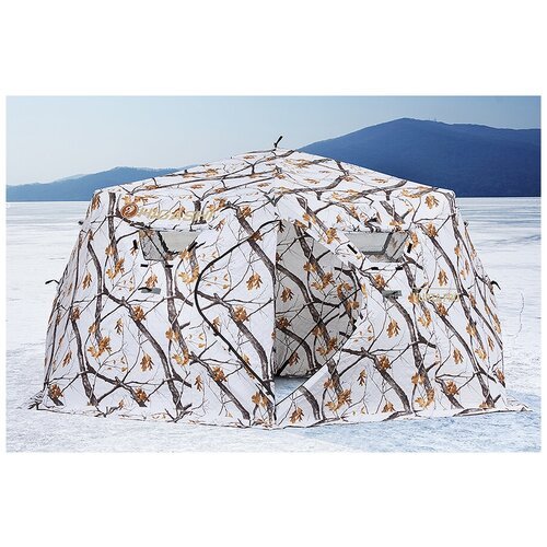 Зимняя палатка для рыбалки / 8-местная палатка, утепленная