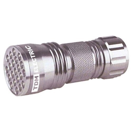 Ручной фонарь TDM ELECTRIC Металл SQ0350-0013 серебристый