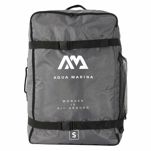Рюкзак для переноски каяка и байдарки Aqua Marina Zip Backpack for solo kayak, цвет серый, габариты 70x45x30 см (B0303638)