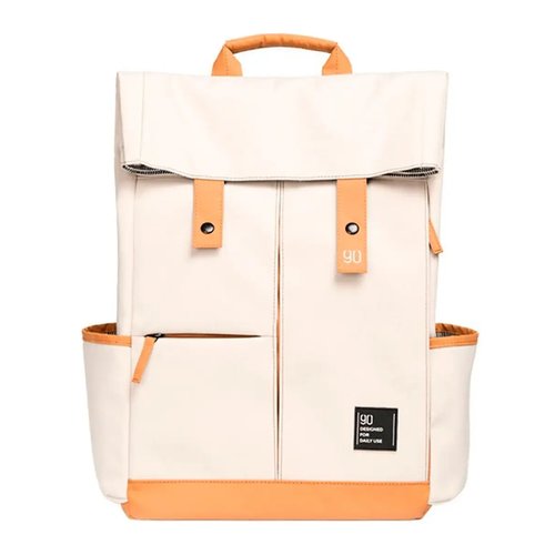 Рюкзак городской повседневный Xiaomi 90 Points Vibrant College Casual Backpack бежевый