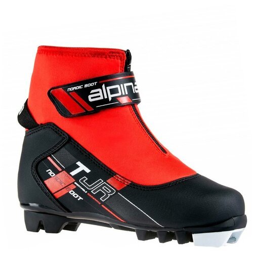 Детские лыжные ботинки alpina TJ 2022-2023, р.38, black/red