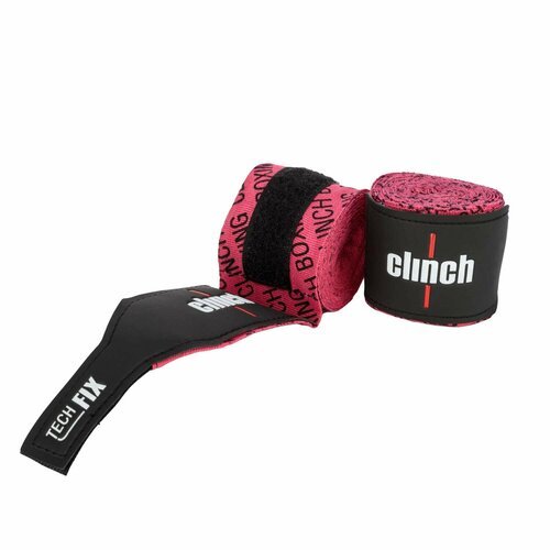 C140 Бинты эластичные Clinch Boxing Crepe Bandage Tech Fix розовые - Clinch - Розовые - 3,5 м.