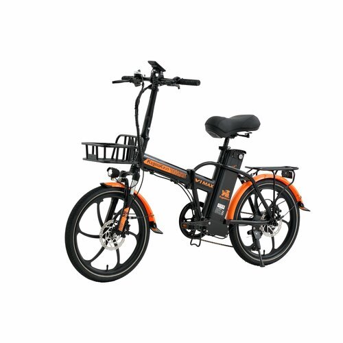 Электровелосипед Kugoo Kirin V1 Max, складной, колеса 20 дюймов, 2024 год