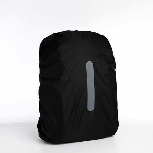Чехол на рюкзак водоотталкивающий, объём 80 л, цвет чёрный