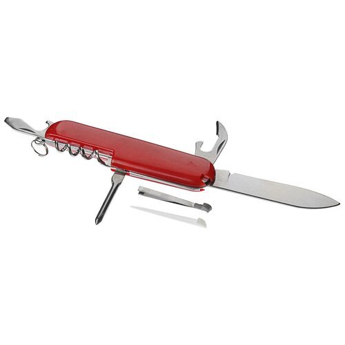 Нож многофункциональный Чингисхан 118-142 красный