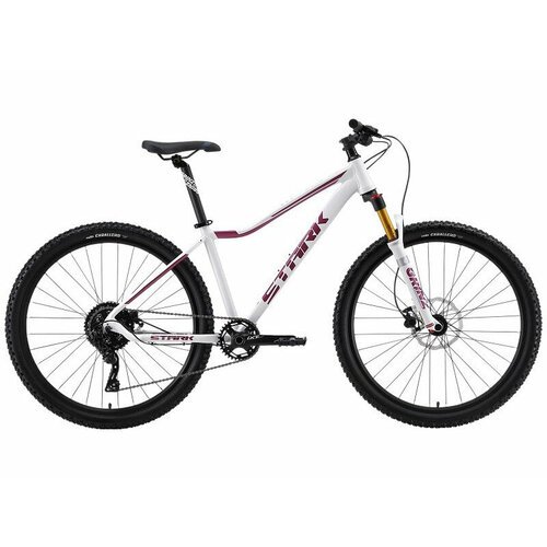 Горный велосипед Stark Viva 27.5 HD, год 2024, цвет Белый-Фиолетовый, ростовка 16