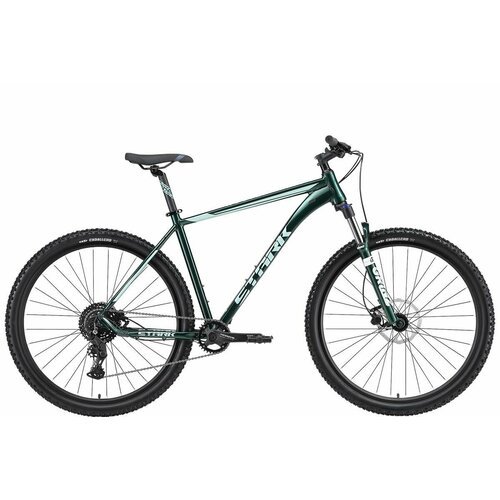 Велосипед Stark Router 29.4 HD (2024) 18' темно-зеленый металлик/мятный