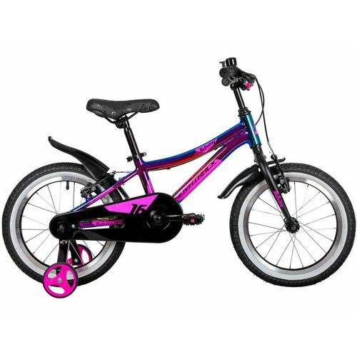 Детский велосипед Novatrack Katrina 16 V-Brake, год 2022, цвет Фиолетовый