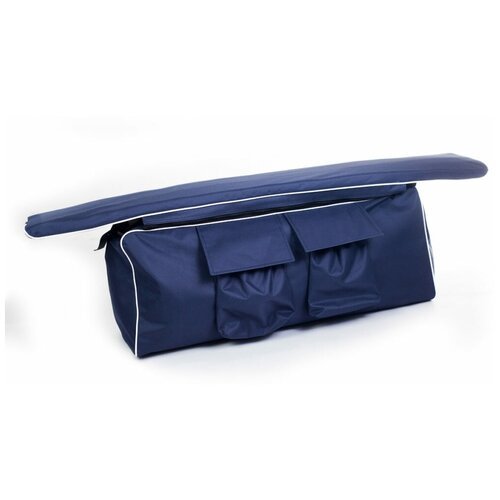 Сумка на сиденье с мягкой накладкой для лодки ПВХ 750*240*60 (цвет: синий)