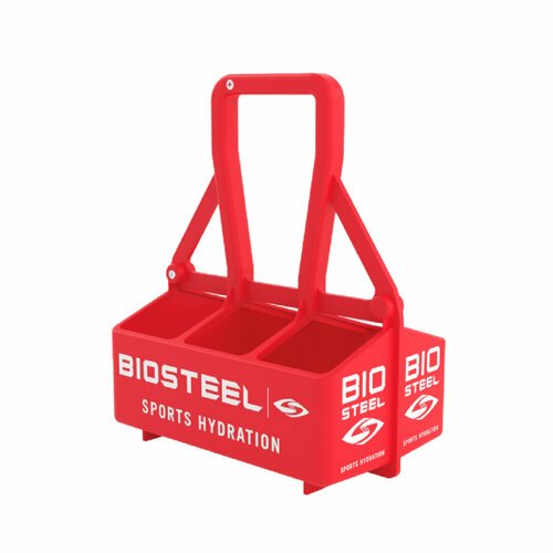 Переноска для бутылок Biosteel Team, пластик, 30х22х43 см, до 6 штук