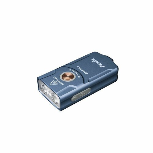 Фонарь-брелок светодиодный аккумуляторный Fenix E03R EDC V2.0 Blue