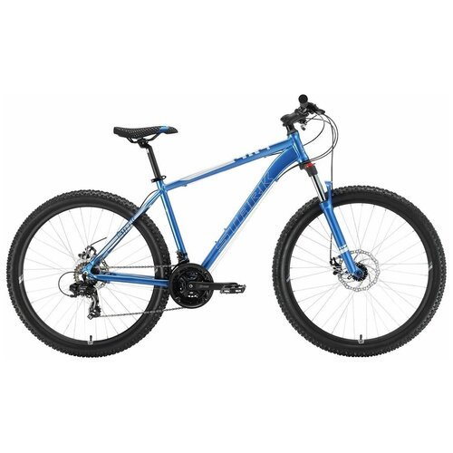 Велосипед STARK Hunter D (2022), горный (взрослый), рама 16', колеса 27.5', синий/никель, 15.8кг [hq