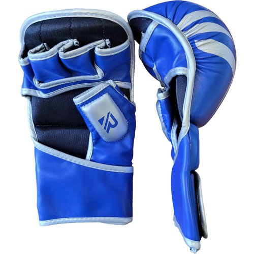Перчатки для ММА Rage fight gear синий XS
