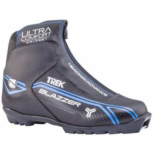Лыжные ботинки TREK Blazzer Comfort 2021-2022, р.38RU/39EU, черный/синий