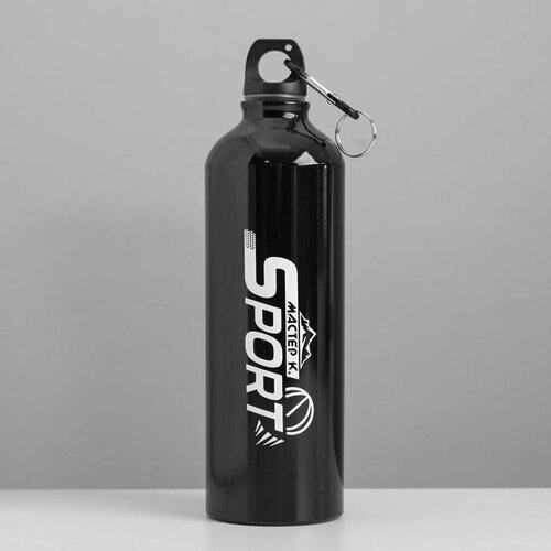 Бутылка для воды, 750 мл, 'Мастер К.', 7 х 24.5 см, корпус из алюминия