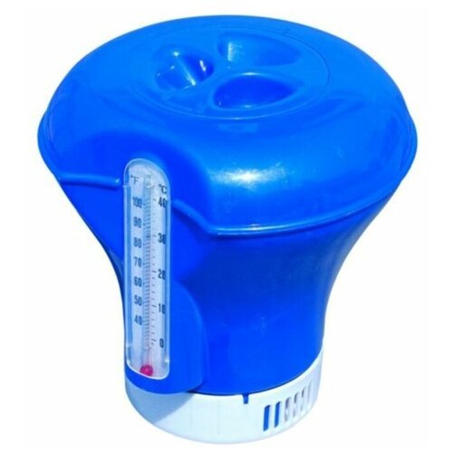 Дозатор плавающий с термометром, 18,5 см, цвета микс, 58209 Bestway