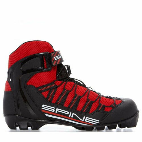 Лыжероллерные ботинки SPINE NNN Skiroll Combi (14/9) (черный/красный) (46)
