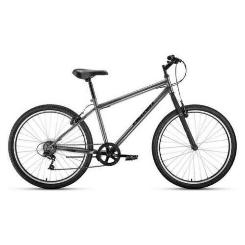 Велосипед ALTAIR MTB HT 1.0 26' (2022) (Велосипед ALTAIR MTB HT 26 1.0 (26' 7 ск. рост. 19') 2022, темно-серый/черный, RBK22AL26106)
