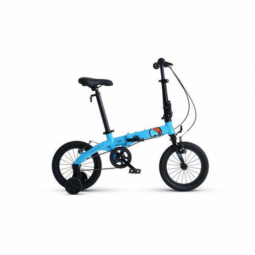Детский велосипед Maxiscoo S007 Стандарт 14, год 2024, цвет Синий