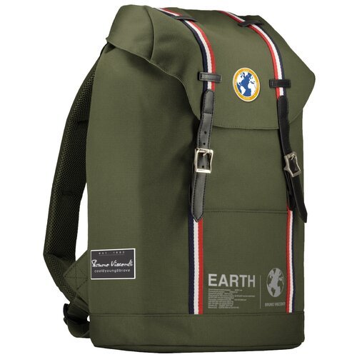 Городской рюкзак Bruno Visconti Планета Земля 12-011-001, зелeный