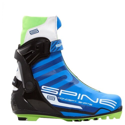 Лыжные ботинки Spine Concept Skate Pro 2021-2022, р.42 EU, синий/черный/сaлатовый