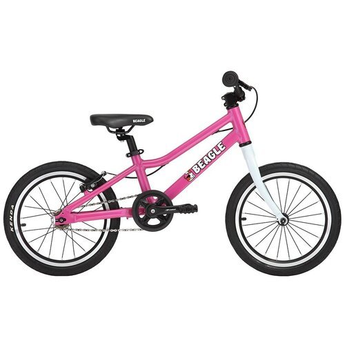 Велосипед Beagle 116 розовый/белый 9' (требует финальной сборки)