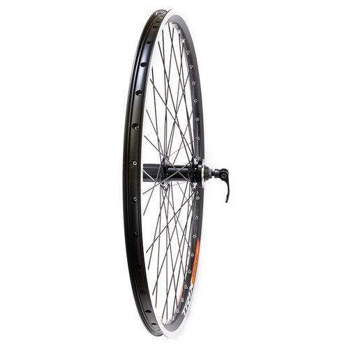 Колесо для велосипеда заднее TRIX алюминий пистон черный диск кассета 8-10 ск. эксцентрик 28-29' черный