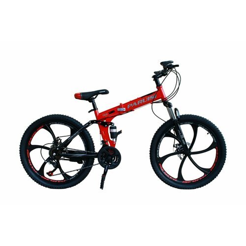 Велосипед спортивный PARUISI FOLD 24' красный