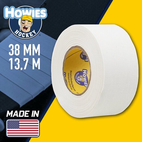 Лента хоккейная Howies 38мм х 13,7м белая