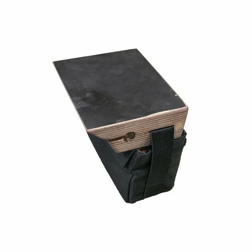 Универсальный крепежный блок №1.5 столик + сумка под АКБ серый