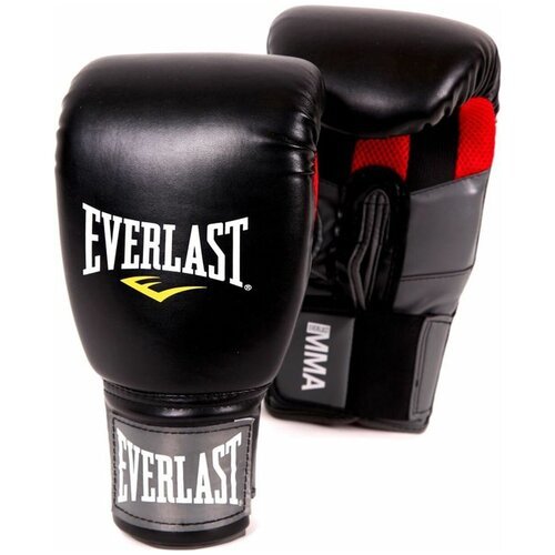 Боксерские перчатки Everlast Clinch Strike, 7412B, черный, вес 12 унций