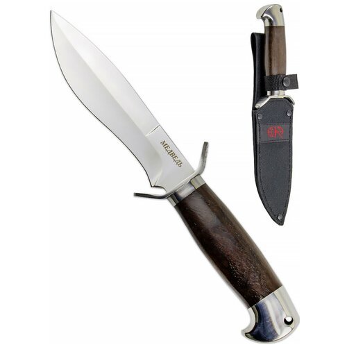 Нож туристический Pirat 'Медведь', ножны кордура, длина клинка 15 см