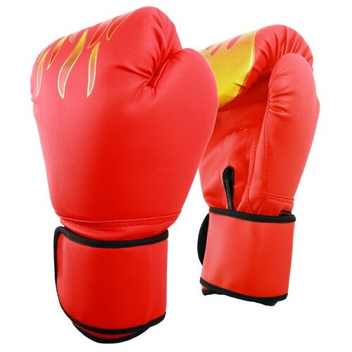 Перчатки боксёрские, красные, размер 12 oz