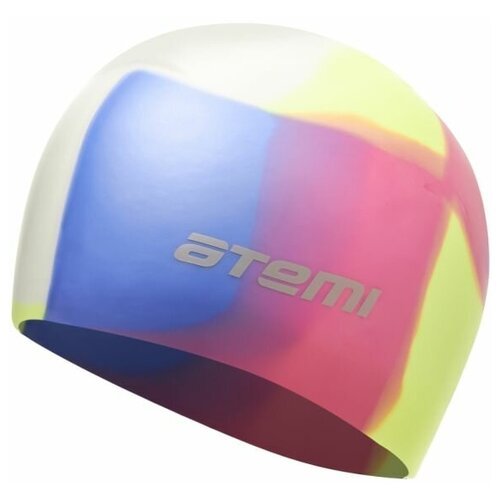 Шапочка для плавания ATEMI MC204, разноцветный