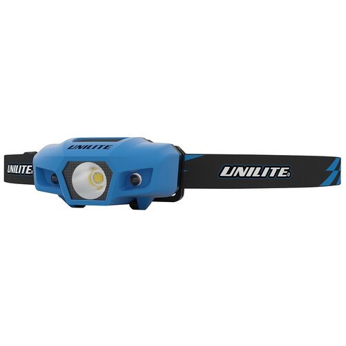 SPORT-H1 - Спортивный налобный фонарь (синий корпус), 175 Lm, 1xAA, IPX6 UNILITE