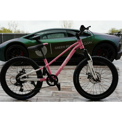 Велосипед Time Try ТT278/7s 22' Алюминиевая рама 11.5', Детский Для девочек Для мальчиков, розовый