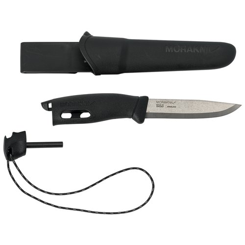 Нож фиксированный MORAKNIV Companion Spark черный