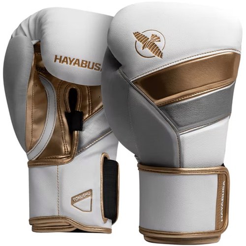 Боксерские перчатки Hayabusa T3 White/Gold (12 унций)