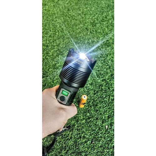 Дальнобойный светодиодный фонарь YYC-6024-PM20-TG повышенной яркости на диоде (белый лазер)