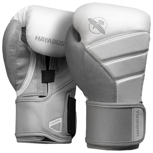 Боксерские перчатки Hayabusa T3 White/Grey (16 унций)