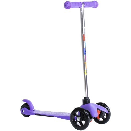 Детский 3-колесный самокат BiBiTu SWEET, фиолетовый