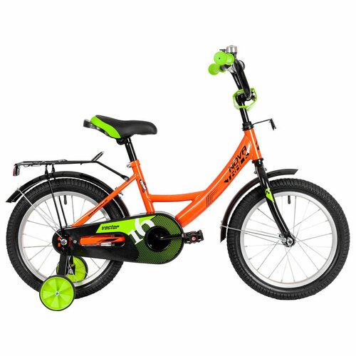 Велосипед 16' Novatrack VECTOR, цвет оранжевый